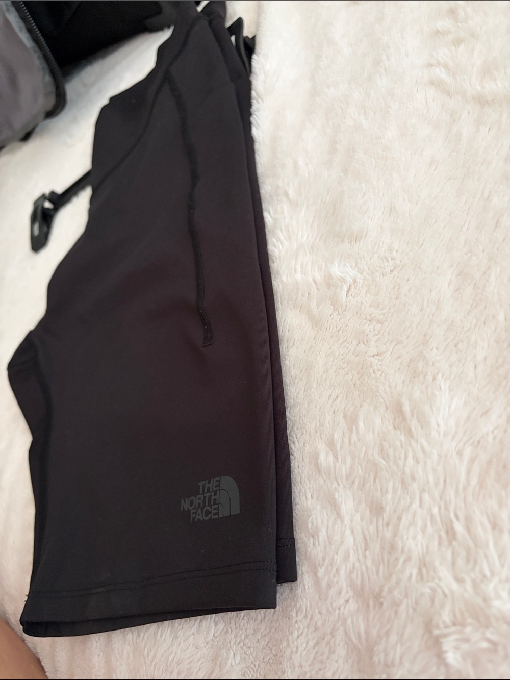 The North Face Women's Black Athletic Shorts with Logo